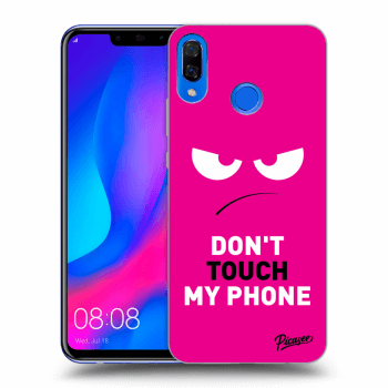 Ovitek za Huawei Nova 3 - Angry Eyes - Pink