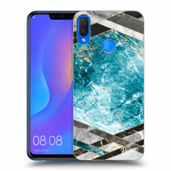 Ovitek za Huawei Nova 3i - Blue geometry