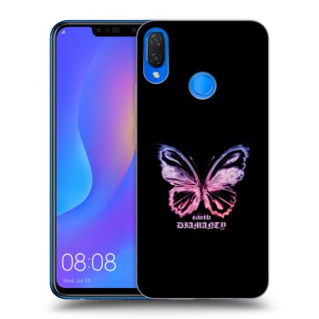 Picasee silikonski prozorni ovitek za Huawei Nova 3i - Diamanty Purple