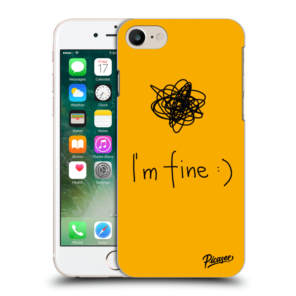 Picasee ULTIMATE CASE za Apple iPhone 8 - I am fine