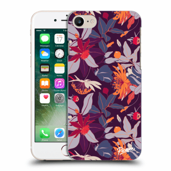 Picasee ULTIMATE CASE za Apple iPhone 8 - Purple Leaf