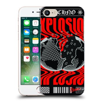 Picasee silikonski črni ovitek za Apple iPhone 8 - EXPLOSION