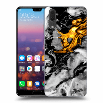 Ovitek za Huawei P20 - Black Gold 2