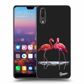 Ovitek za Huawei P20 - Flamingos couple