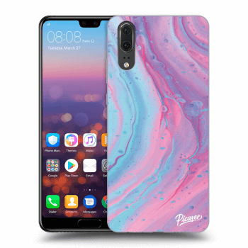 Ovitek za Huawei P20 - Pink liquid