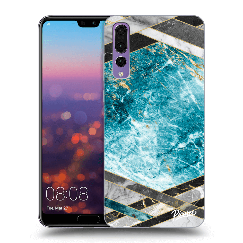 Picasee ULTIMATE CASE za Huawei P20 Pro - Blue geometry