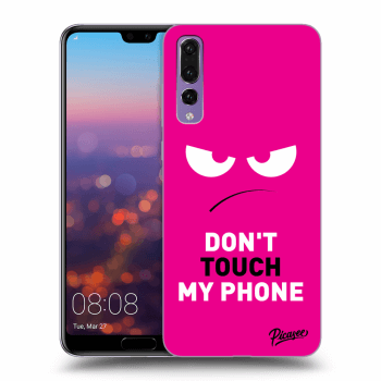 Ovitek za Huawei P20 Pro - Angry Eyes - Pink