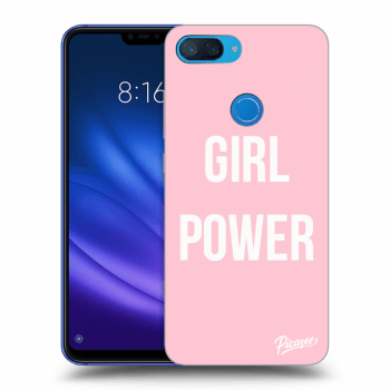Picasee silikonski črni ovitek za Xiaomi Mi 8 Lite - Girl power