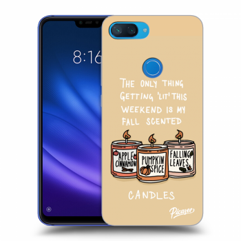 Ovitek za Xiaomi Mi 8 Lite - Candles