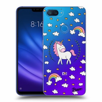 Picasee silikonski prozorni ovitek za Xiaomi Mi 8 Lite - Unicorn star heaven