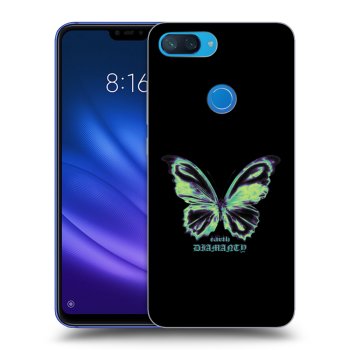 Picasee silikonski črni ovitek za Xiaomi Mi 8 Lite - Diamanty Blue