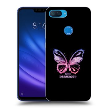 Picasee silikonski črni ovitek za Xiaomi Mi 8 Lite - Diamanty Purple