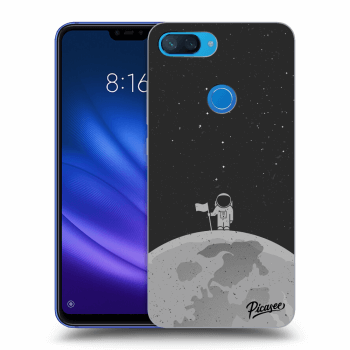 Picasee silikonski črni ovitek za Xiaomi Mi 8 Lite - Astronaut