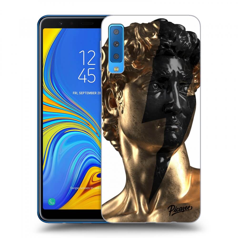 Picasee ULTIMATE CASE za Samsung Galaxy A7 2018 A750F - Wildfire - Gold
