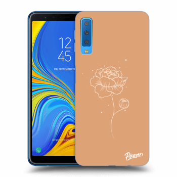 Ovitek za Samsung Galaxy A7 2018 A750F - Peonies