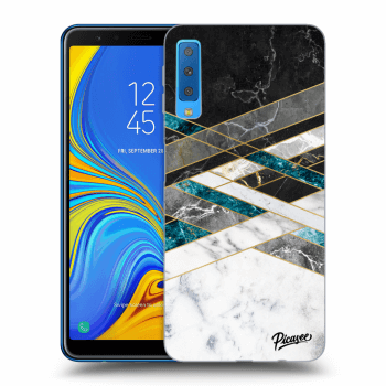 Ovitek za Samsung Galaxy A7 2018 A750F - Black & White geometry