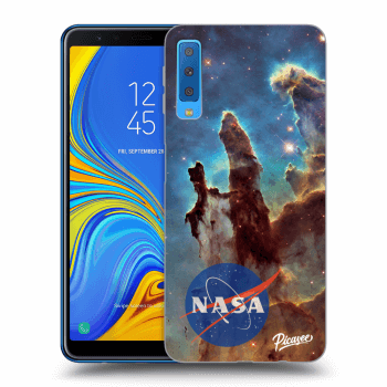 Picasee silikonski črni ovitek za Samsung Galaxy A7 2018 A750F - Eagle Nebula