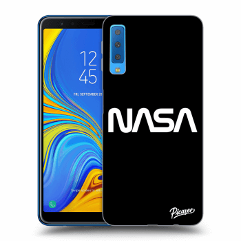 Picasee silikonski črni ovitek za Samsung Galaxy A7 2018 A750F - NASA Basic