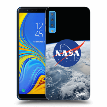 Picasee silikonski črni ovitek za Samsung Galaxy A7 2018 A750F - Nasa Earth