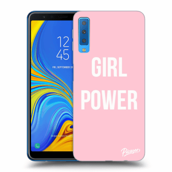 Picasee silikonski črni ovitek za Samsung Galaxy A7 2018 A750F - Girl power