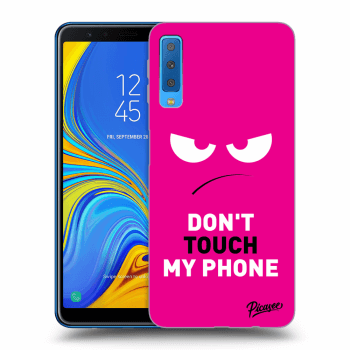 Ovitek za Samsung Galaxy A7 2018 A750F - Angry Eyes - Pink