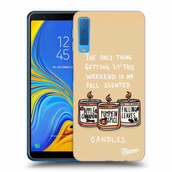 Ovitek za Samsung Galaxy A7 2018 A750F - Candles