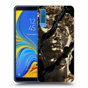 Picasee silikonski črni ovitek za Samsung Galaxy A7 2018 A750F - Golder