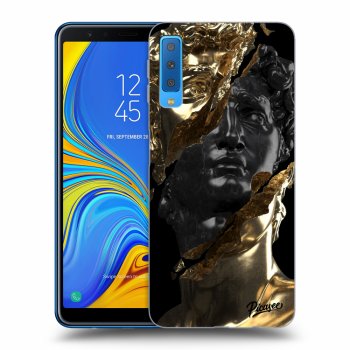 Ovitek za Samsung Galaxy A7 2018 A750F - Gold - Black