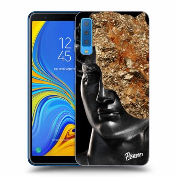 Picasee silikonski črni ovitek za Samsung Galaxy A7 2018 A750F - Holigger