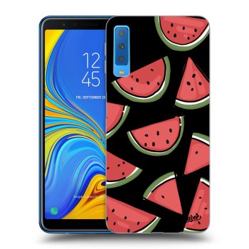 Picasee silikonski črni ovitek za Samsung Galaxy A7 2018 A750F - Melone