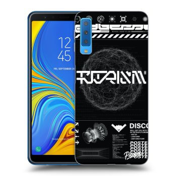 Picasee silikonski črni ovitek za Samsung Galaxy A7 2018 A750F - BLACK DISCO