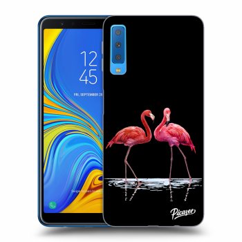 Ovitek za Samsung Galaxy A7 2018 A750F - Flamingos couple