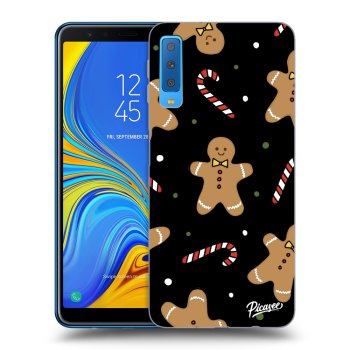 Picasee silikonski črni ovitek za Samsung Galaxy A7 2018 A750F - Gingerbread