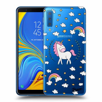 Ovitek za Samsung Galaxy A7 2018 A750F - Unicorn star heaven