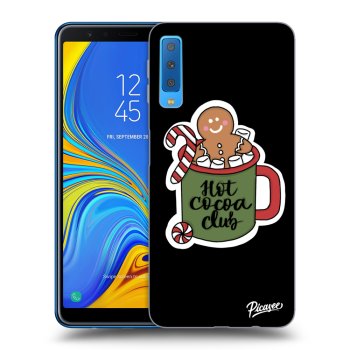 Picasee silikonski črni ovitek za Samsung Galaxy A7 2018 A750F - Hot Cocoa Club