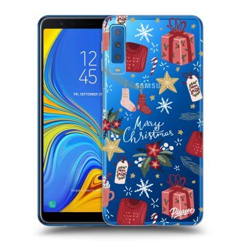 Ovitek za Samsung Galaxy A7 2018 A750F - Christmas