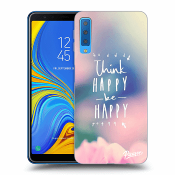 Ovitek za Samsung Galaxy A7 2018 A750F - Think happy be happy