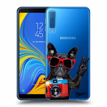 Ovitek za Samsung Galaxy A7 2018 A750F - French Bulldog
