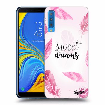 Picasee silikonski prozorni ovitek za Samsung Galaxy A7 2018 A750F - Sweet dreams