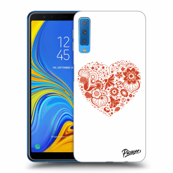 Ovitek za Samsung Galaxy A7 2018 A750F - Big heart