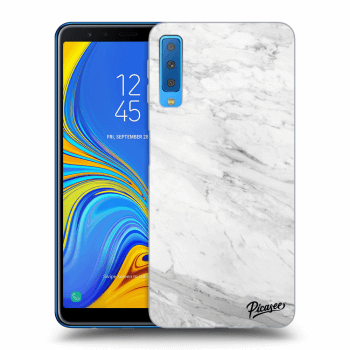 Ovitek za Samsung Galaxy A7 2018 A750F - White marble