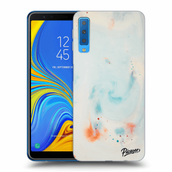 Picasee silikonski prozorni ovitek za Samsung Galaxy A7 2018 A750F - Splash