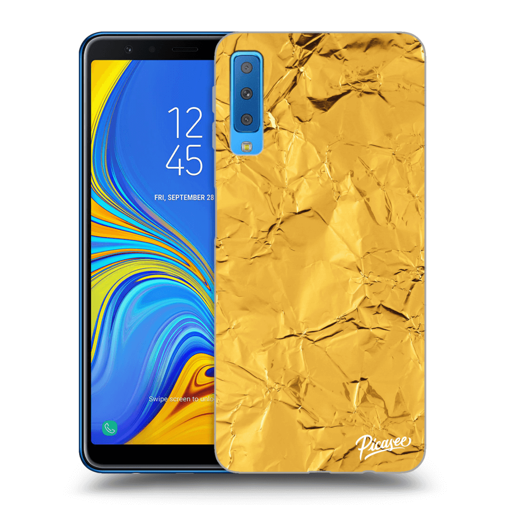 Picasee ULTIMATE CASE za Samsung Galaxy A7 2018 A750F - Gold