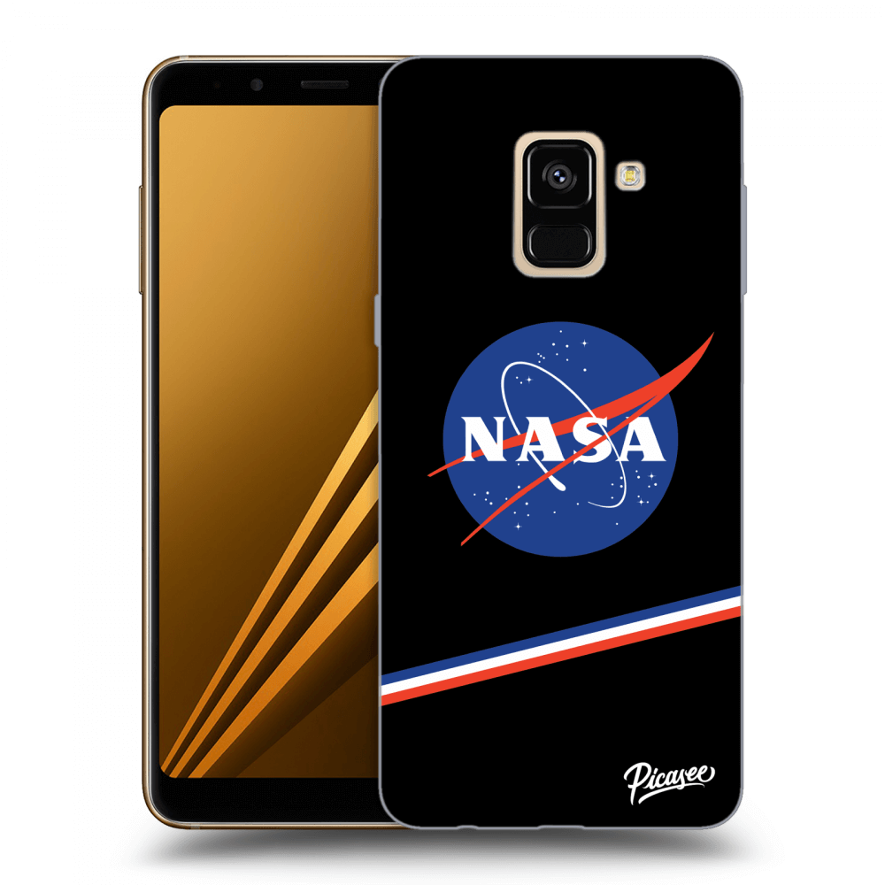 Picasee silikonski črni ovitek za Samsung Galaxy A8 2018 A530F - NASA Original