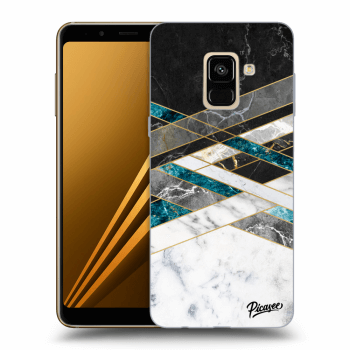 Ovitek za Samsung Galaxy A8 2018 A530F - Black & White geometry