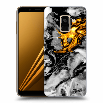 Ovitek za Samsung Galaxy A8 2018 A530F - Black Gold 2