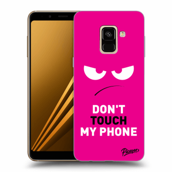 Ovitek za Samsung Galaxy A8 2018 A530F - Angry Eyes - Pink