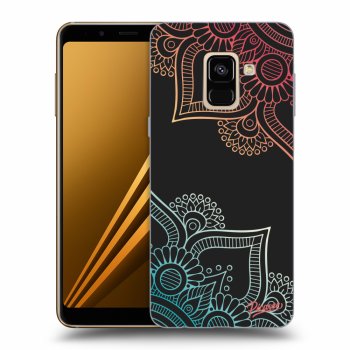Ovitek za Samsung Galaxy A8 2018 A530F - Flowers pattern
