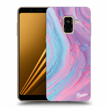 Ovitek za Samsung Galaxy A8 2018 A530F - Pink liquid