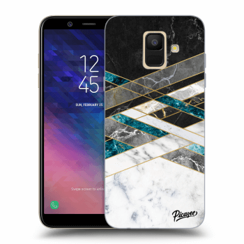 Ovitek za Samsung Galaxy A6 A600F - Black & White geometry